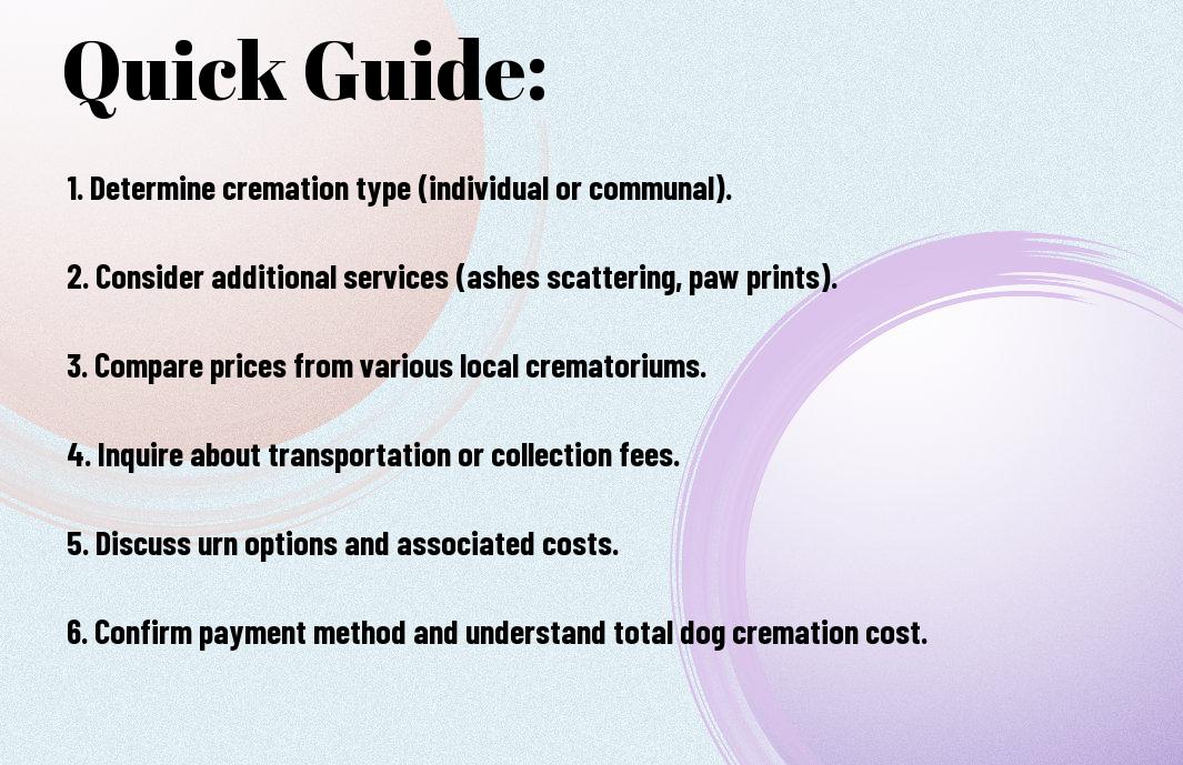 How Much Does it Cost to Get a Dog Cremated near me? (local price guide)