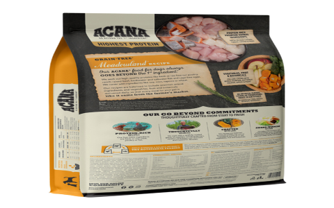 Where is Acana dog food made and what about the ingredient?