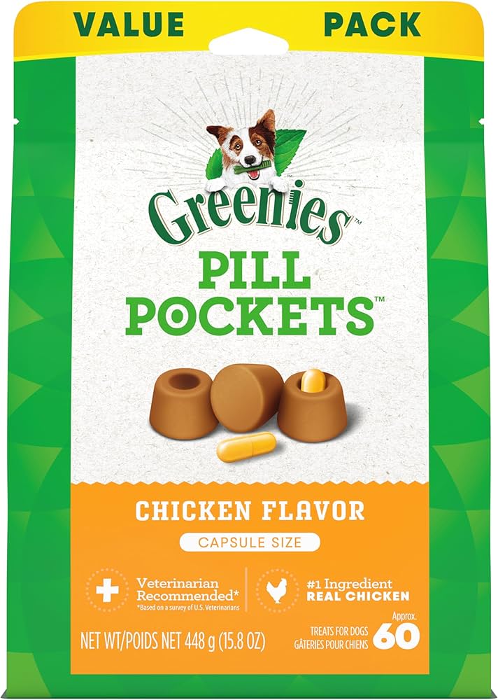 Dog Wont Take Pills? Try These Chicken Free Pill Pockets.