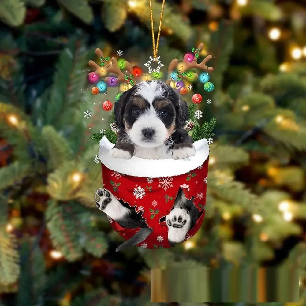 Adorable Christmas Tree Dog Ornaments Youll Love